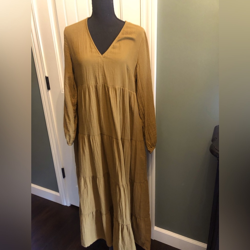 Universal Thread Long Sleeve Maxi Dress Size M